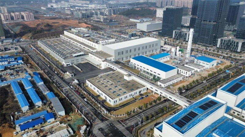 长沙二期基地航拍。受访单位供图