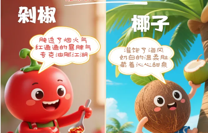 创意海报丨湘琼美食喊话，这场美食battle太上头！
