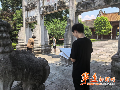 长沙理工师生赴宁远文庙开展古建筑测绘实习_副本500.png
