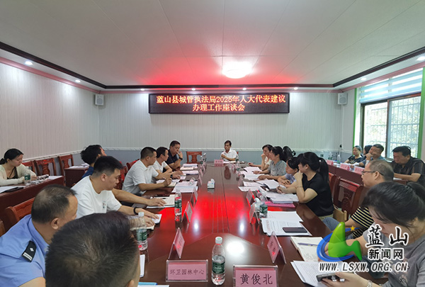 蓝山县城市管理和综合执法局召开2025年人大代表建议办理工作座谈会.jpg