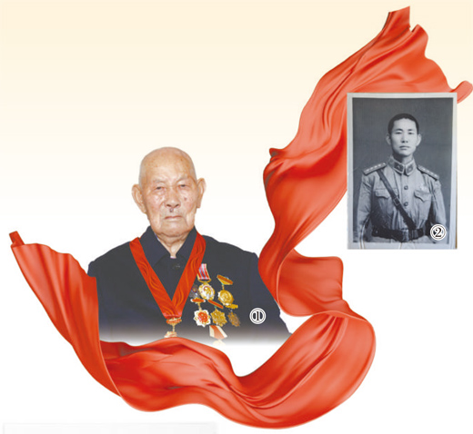 路线军的八名炮手拜隆（Bai Zhirong）带来了一名手