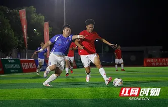 “南有新田·足够精彩”第二届湘南足球赛四强争夺战集锦（组图）