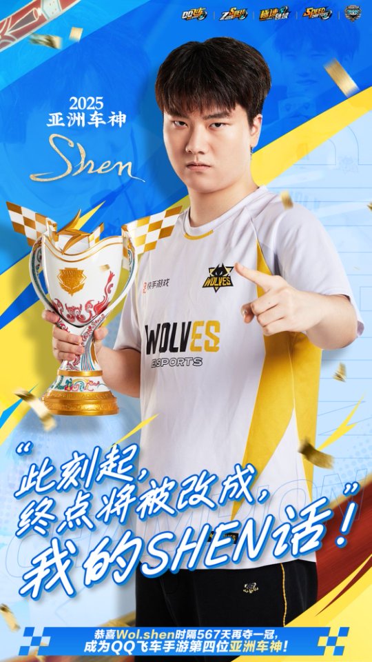 Wol.shen荣膺“亚洲车神”。均为主办方供图