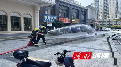 隆回消防多场景实战演练提升“打早、灭小”能力