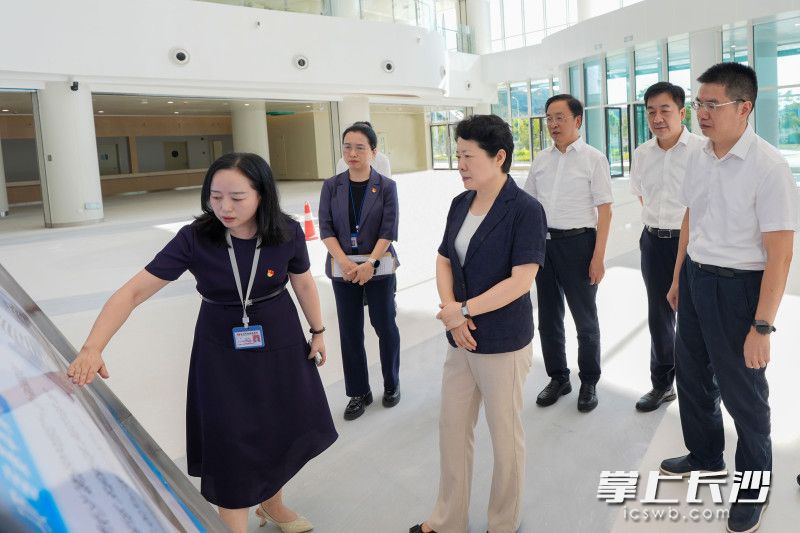 长沙市妇幼保健院河西院区项目调研现场。 长沙市妇幼保健院河西院区项目调研现场。