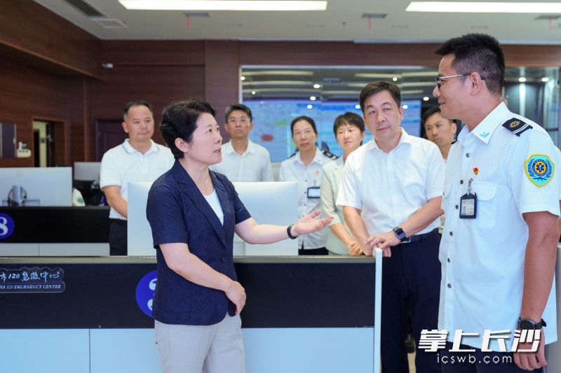 长沙公共卫生中心调研现场。 均为长沙晚报全媒体记者 郭雨滴 摄 长沙公共卫生中心调研现场。 均为长沙晚报全媒体记者 郭雨滴 摄