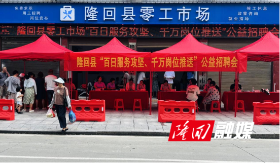 打造灵活就业服务新标杆 隆回县零工市场新址正式启用(图1)