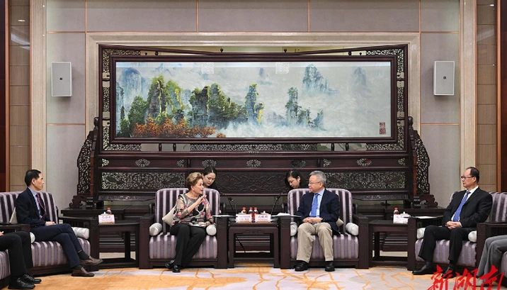 沈晓明毛伟明会见金砖国家新开发银行行长迪尔玛·罗塞芙一行