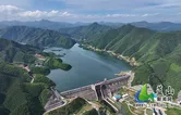 蓝山县毛俊水库：晨光映碧水 镜面展清辉