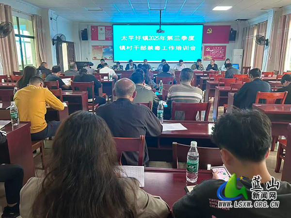 永州蓝山：镇村干部禁毒工作培训会，筑牢基层禁毒防线.jpg