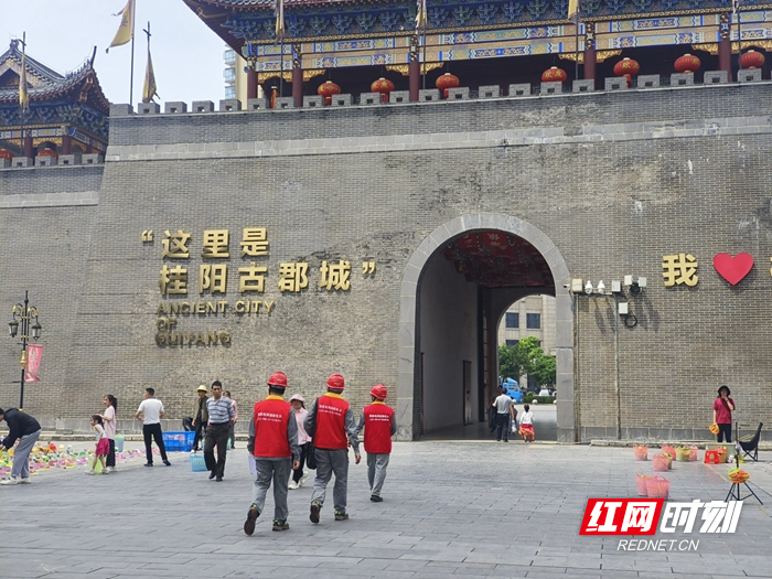 桂阳供电公司组织共产党员服务队在桂阳古郡文化园开展设施安全巡视服务.jpg