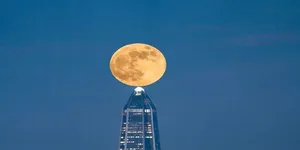 中秋的月亮太出片了