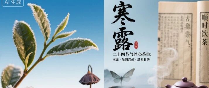 益阳医专二十四节气养心茶单 · 寒露