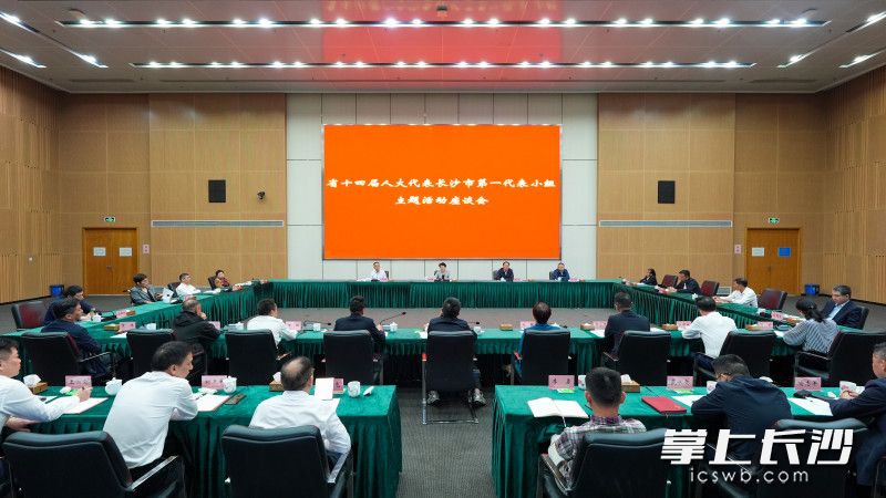 10月13日，省委常委、市委書記吳桂英以省人大代表身份參加所在的長沙市第一代表小組主題活動。