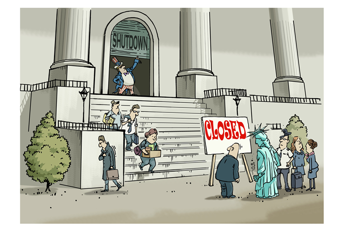 漫评美国政府停摆:“暂停营业”