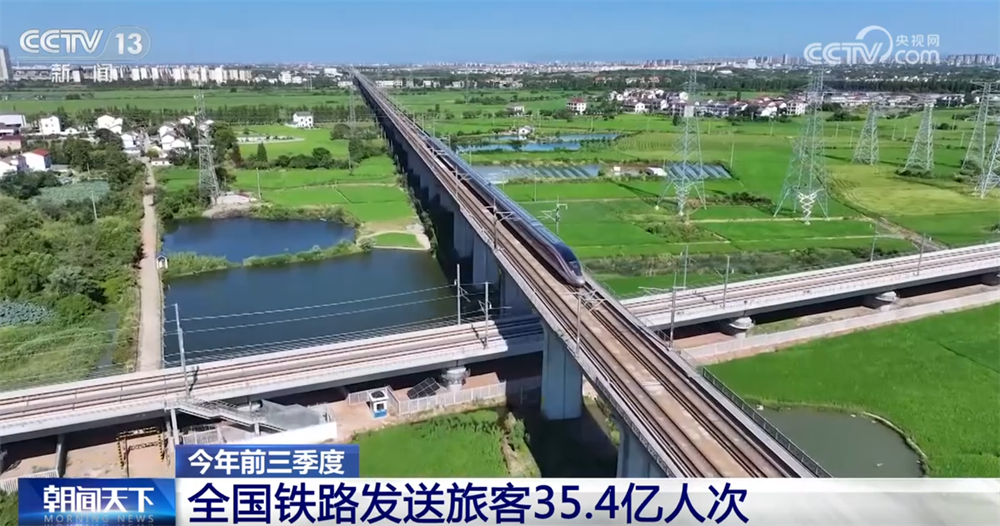 35.4亿人次、同比增长6%,再创新高!数览前三季度全国铁路“成绩单”