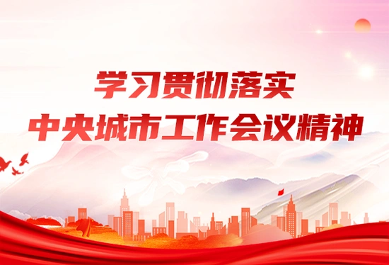 专题丨学习贯彻落实中央城市工作会议精神