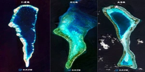 太空视角瞰中国南海，江山如此多“礁”