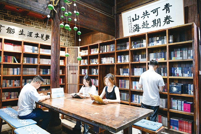 一屋一风景，书香润洞阳