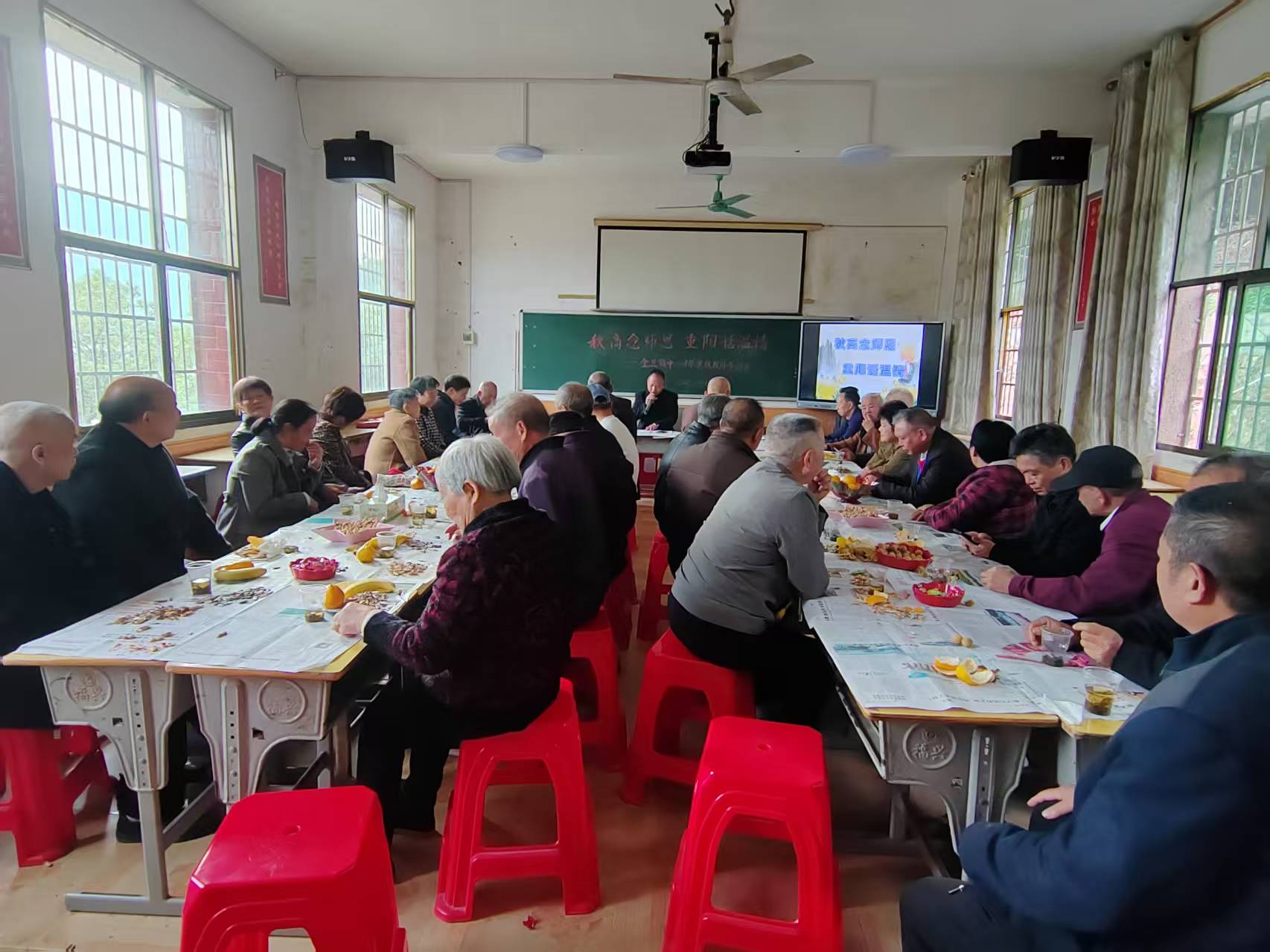 【衡阳县站】金兰镇中心小学：尊老敬老 情暖重阳