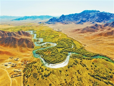 乌伦古河将恢复生机（我家门前有一条河）