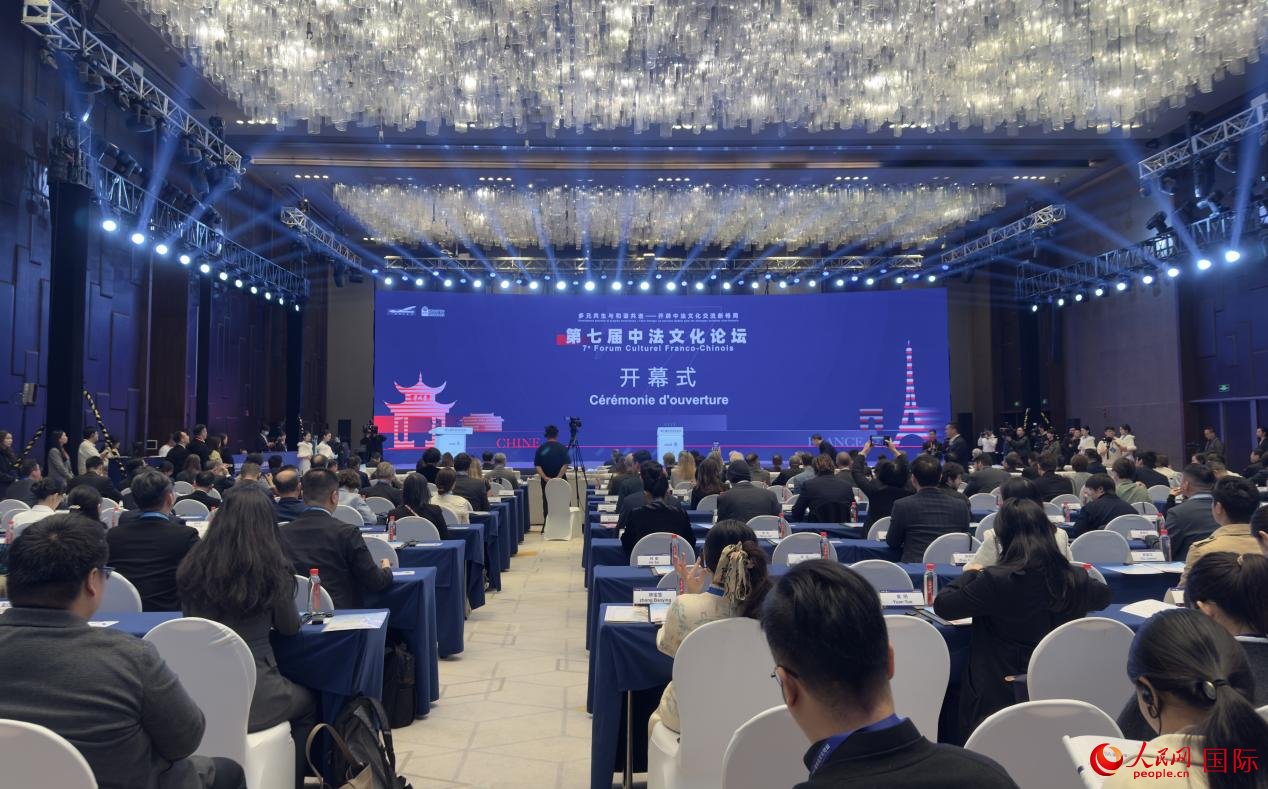 11月3日，第七届中法文化论坛在湖南省长沙市开幕。人民网记者 谢莹摄
