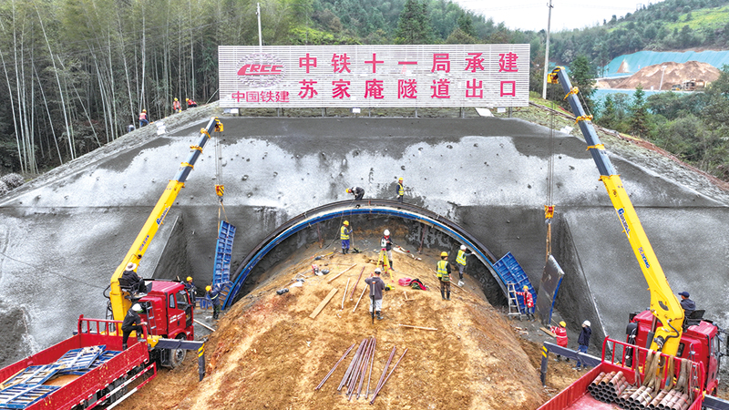长赣高铁浏阳段建设跑出“加速度”