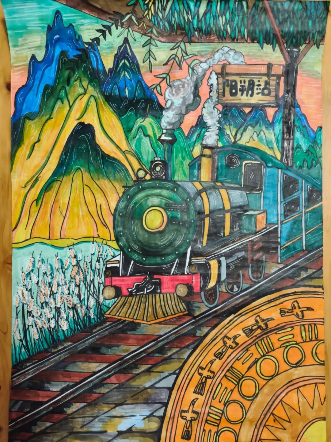 我的铁路场景｜爷爷的绿火车和我的“白色飞龙