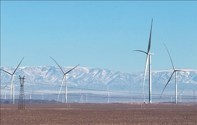 我国首个“沙格皇”新能源输电基地进入