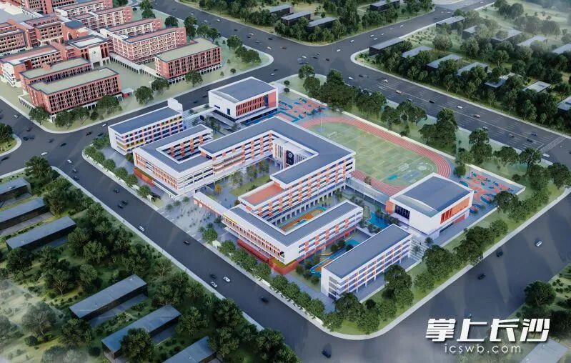 雅礼会展学校效果图。均为通讯员供图 雅礼会展学校效果图。均为通讯员供图