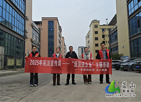 蓝山县委统战部、县工商联开展与“宪”同行，法治护航民企“送法进企业”宣传活动.jpg