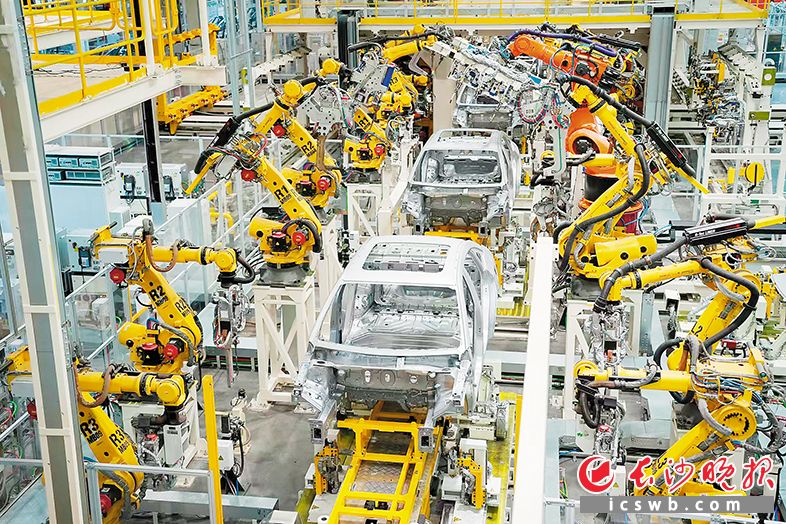 位于长沙经开区的广汽埃安长沙智能生态工厂。