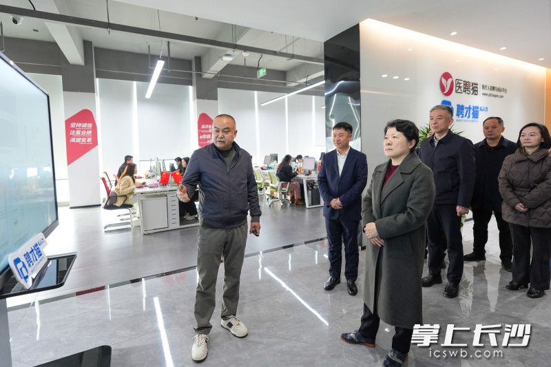 聘才猫智能人力科技有限公司调研现场。 聘才猫智能人力科技有限公司调研现场。