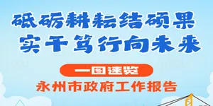 一图速览永州市政府工作报告
