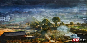 新化这个古村的清晨很惊艳