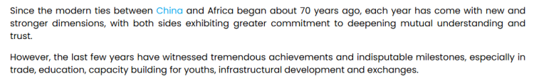 全球媒体聚焦 | 非洲媒体：中国始终是非洲自主与可持续发展道路上的坚定伙伴_fororder_4