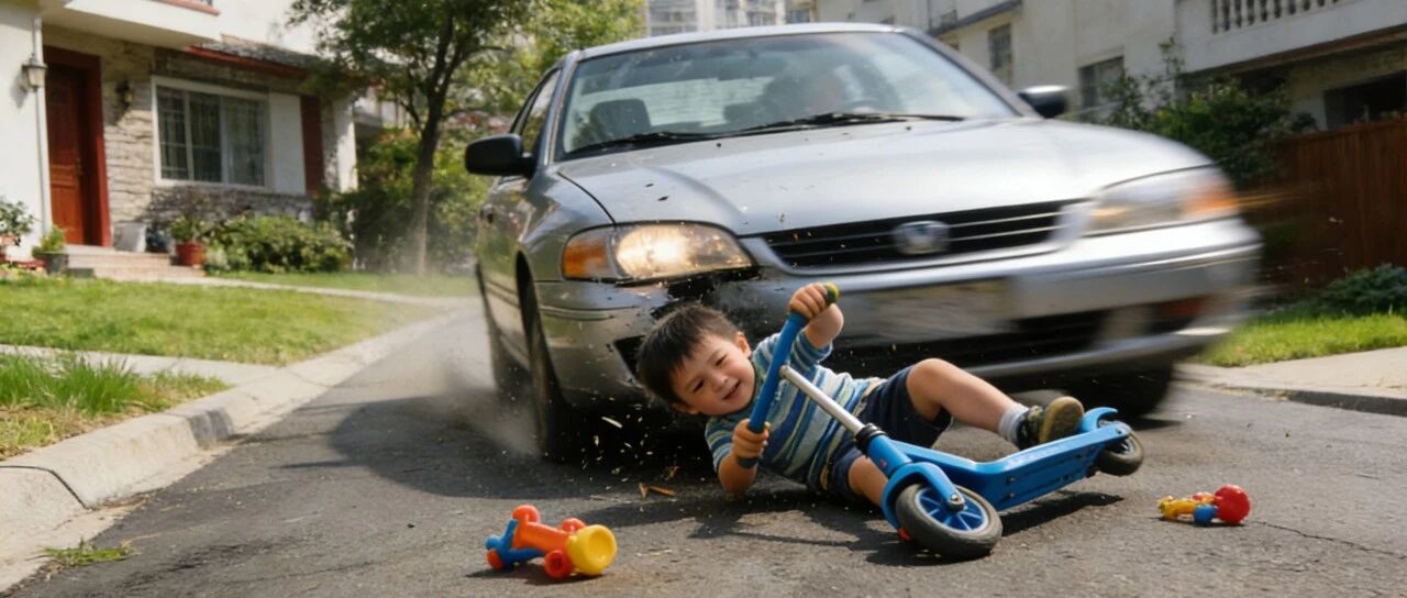汽车在小区内超速，撞伤骑滑板车的小孩，物业是否担责？判了！