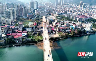 双牌：潇水二桥顺利贯通 跨河闭环成型