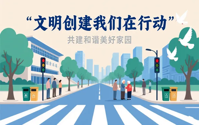 “文明创建我们在行动”