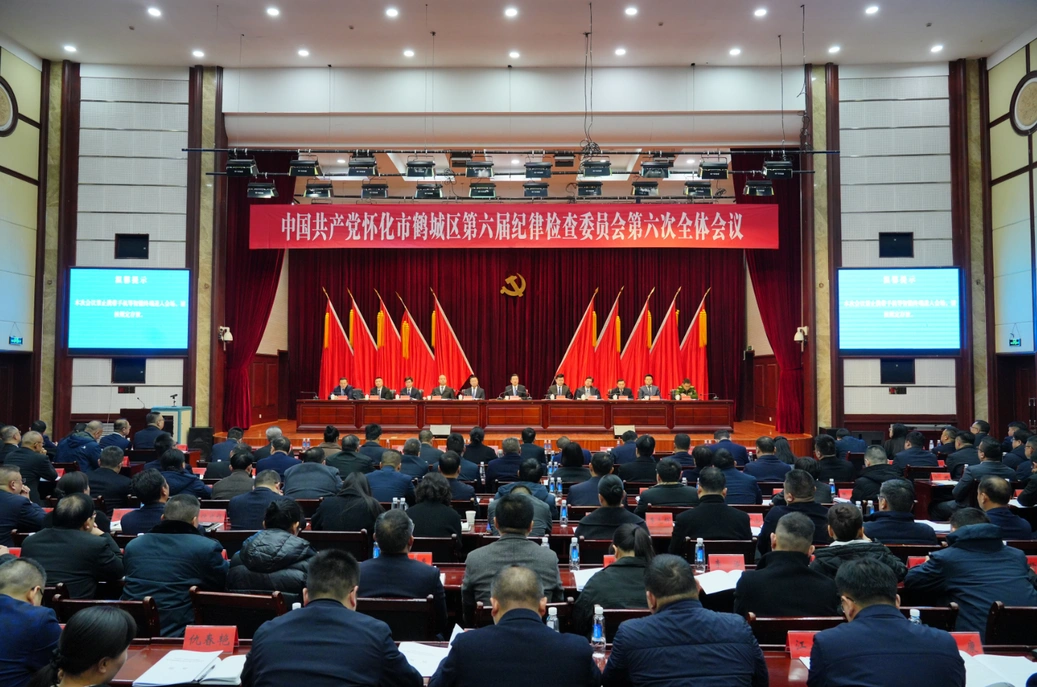 区第六届纪委第六次全会召开