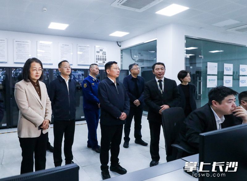 2月14日，市委副书记、市长陈博彰检查督导节前安全生产工作。 长沙晚报全媒体记者 董阳 摄