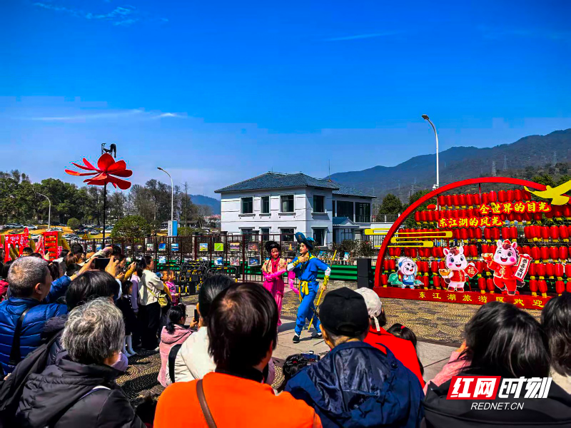 2月20日，游客观看节目 罗辉 摄.jpg
