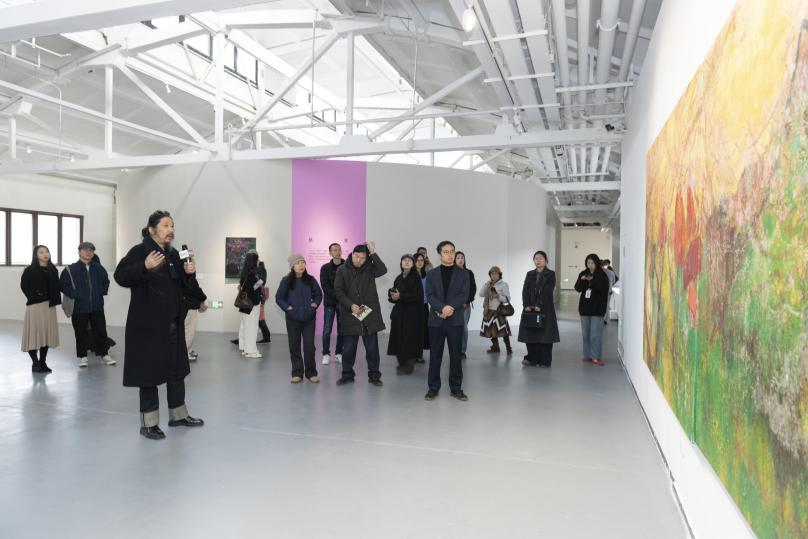 “古灵——黄礼攸作品展”在北京重美术馆开幕