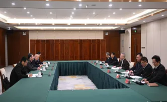 沈晓明与中国科协党组书记贺军科会谈