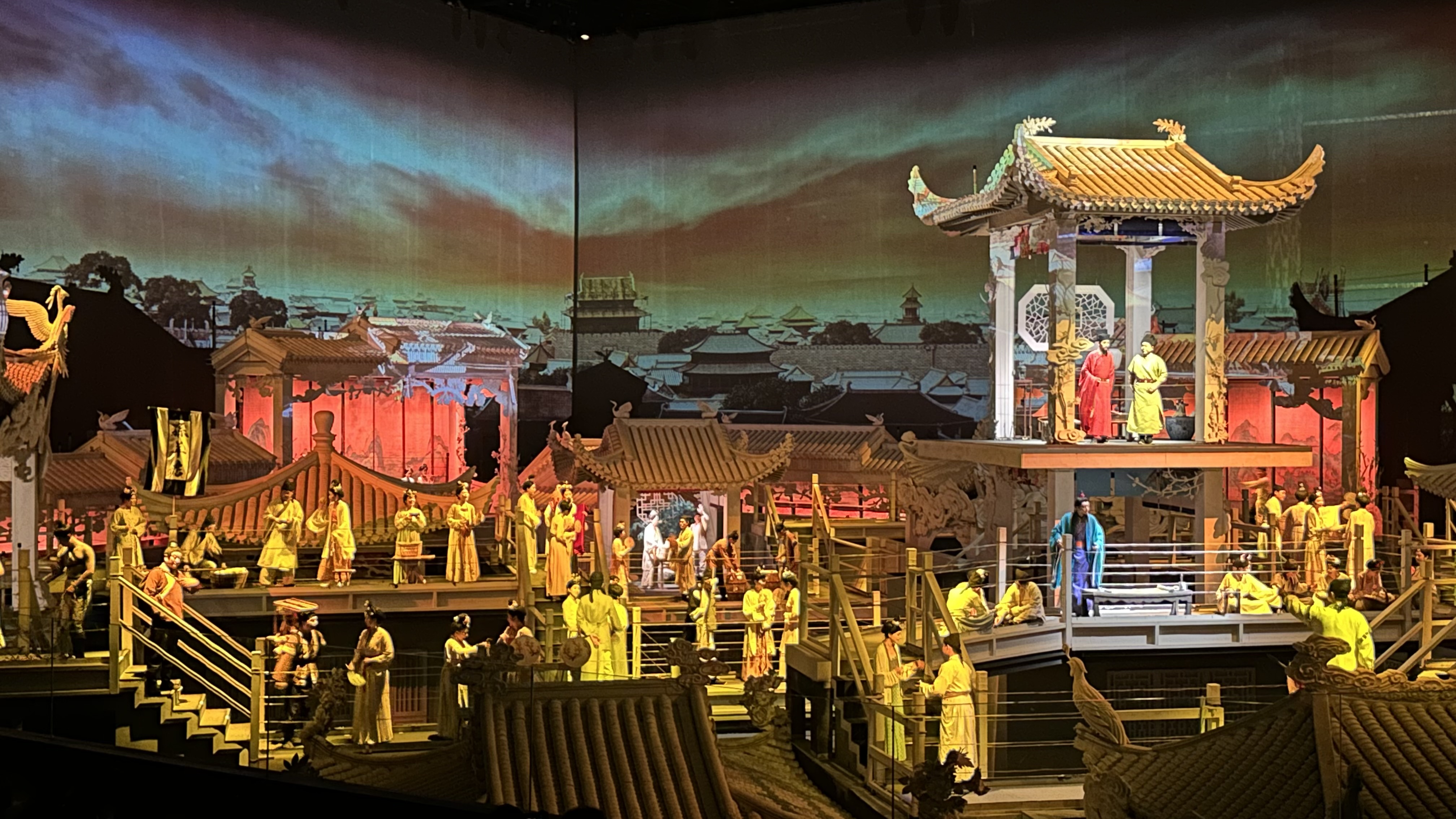 幻城戏剧情境空间。人民网记者 王绍绍摄