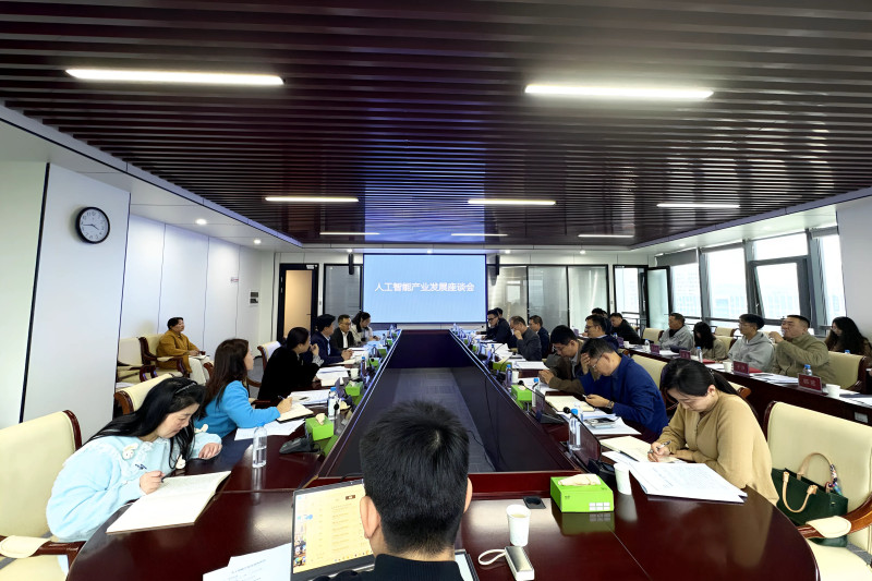 11月3日，在长沙信息产业片区管理办公室内，来自园区的企业代表和行业专家围绕辖区人工智能产业发展进行头脑风暴。均为 湘江早报全媒体记者 黄荣佳 摄