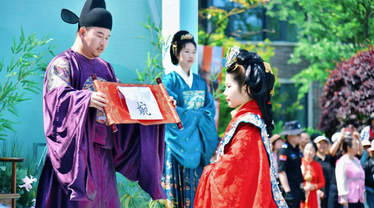 视频丨千年古城上演“女儿节”成人礼    洪江市上巳节万人共赴国风之约