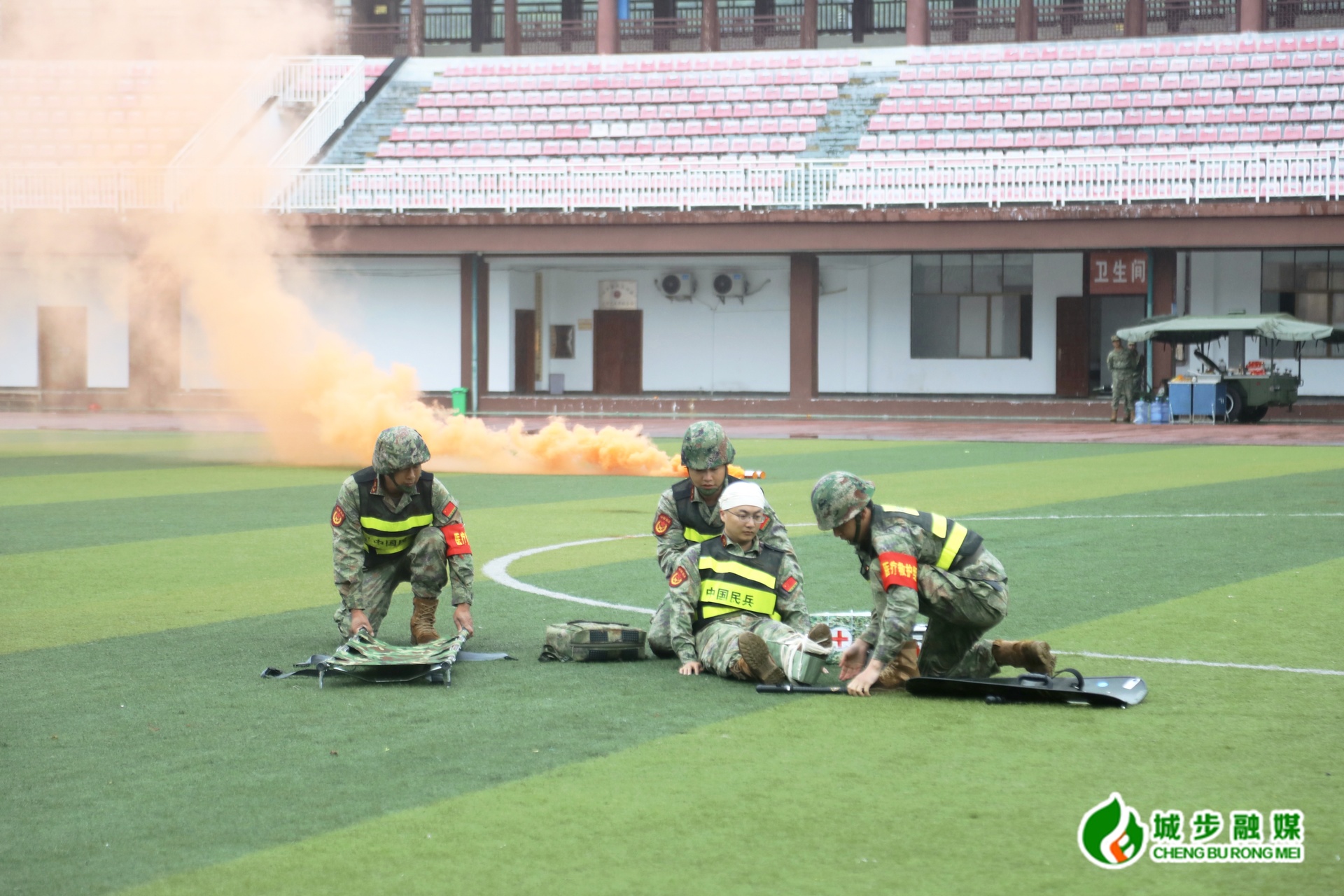 城步举行城步基干民兵点验大会(图5)