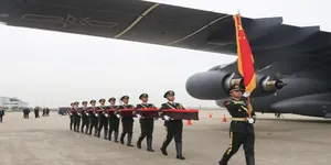 第十三批在韩中国人民志愿军烈士遗骸回国