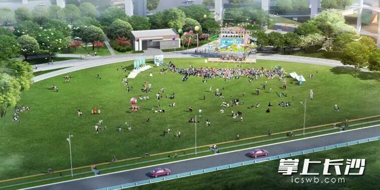 滨江智慧体育公园效果图。均为项目方供图。